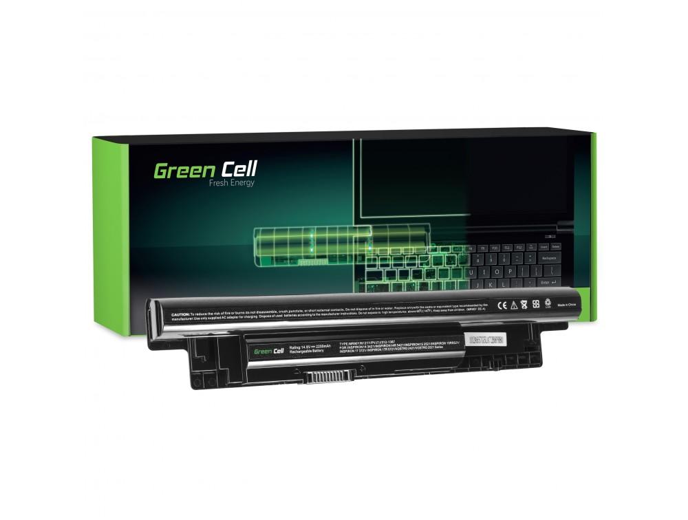 Батерия  за лаптоп GREEN CELL, Dell Inspiron 15 3521 3537 15R 5521 5535 5537 17 3721 5749 17R 5721 5735 5737, 14.8V, 2200mAh 1