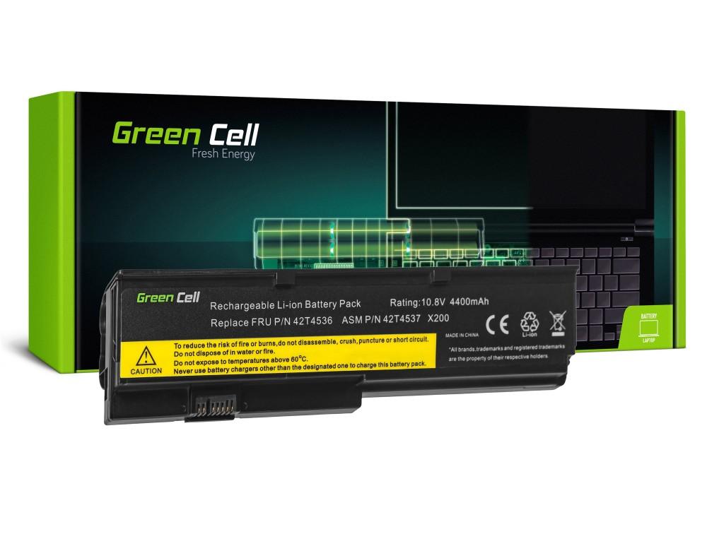 Батерия  за лаптоп GREEN CELL, IBM Lenovo ThinkPad X200 X201 X201i 42T4535, 10.8V, 4400mAh 1