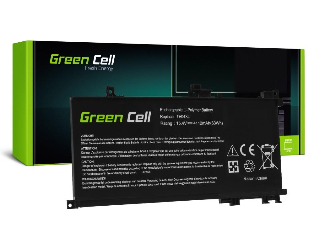 Батерия  за лаптоп GREEN CELL TE04XL, HP Omen 15-AX, 15-AX052NW, 15-AX204NW, 15-AX205NW, 15-AX212NW, 15-AX213NW, Pavilion 15-BC050NW, 15V, 4112mAh 1