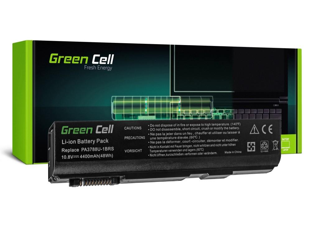 Батерия  за лаптоп GREEN CELL, Toshiba DynaBook Satellite L35 L40 L45 K40 B550 Tecra M11 A11 S11 S500 PA3787 PA3786, 10.8V, 4400mAh 1