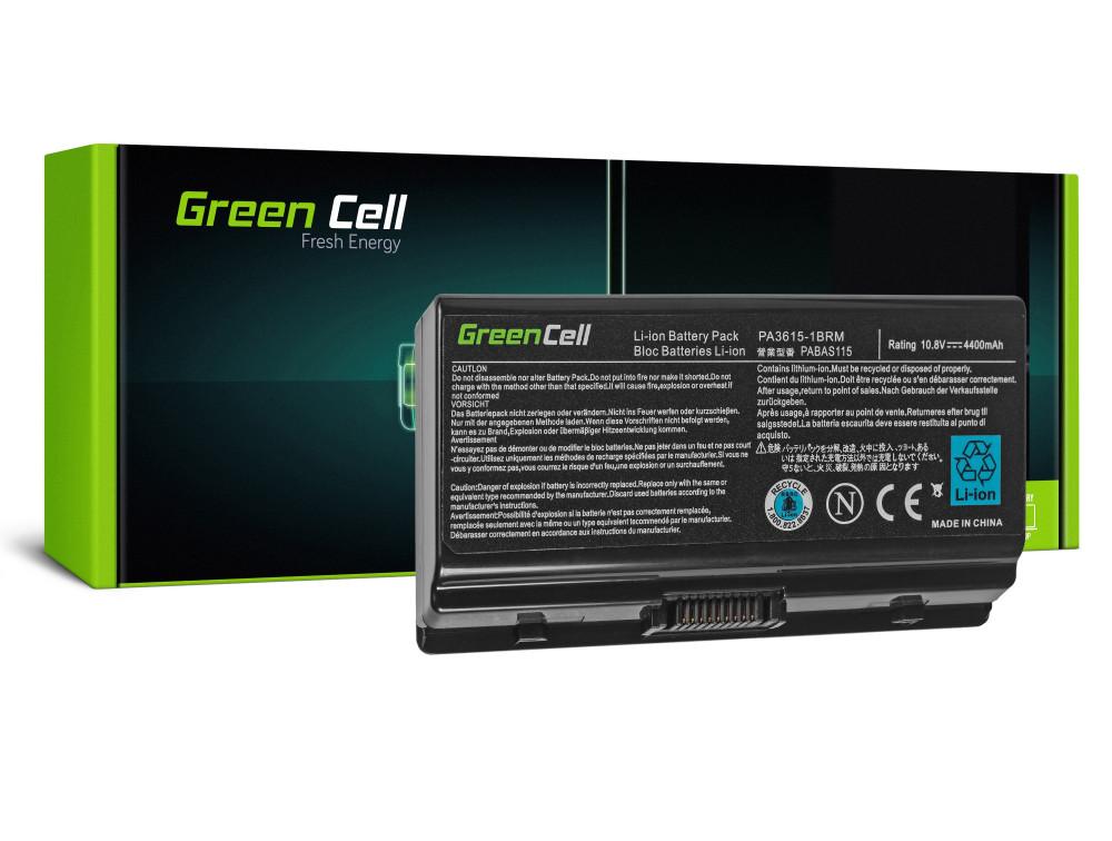 Батерия за лаптоп GREEN CELL, TOSHIBA PA3615U, SATELITE L45, 10.8V, 4400mAh, Черен 1