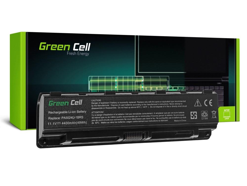 Батерия  за лаптоп GREEN CELL, TOSHIBA PA5023/PA5024 Satellite C850 C855 C870  L850 L855, 10.8V, 4400mAh 1