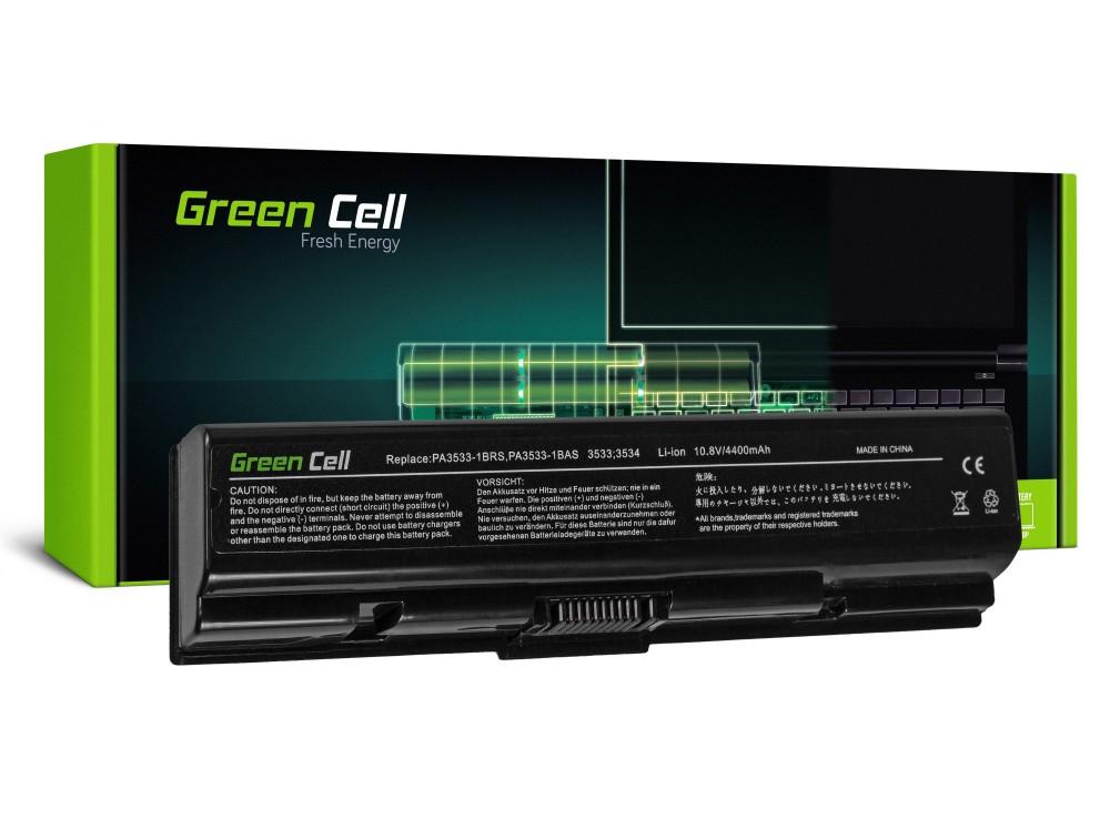 Батерия  за лаптоп GREEN CELL, Toshiba Satellite A200 A300 A500 L200 L300 L500 PA3534U, 10.8V, 4400 mAh 1