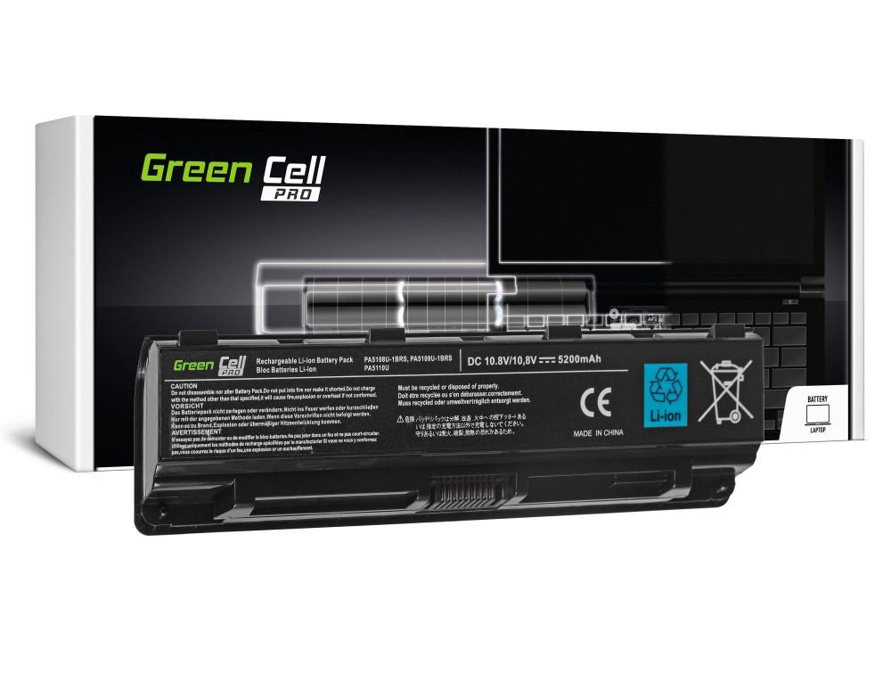 Батерия за лаптоп GREEN CELL, Toshiba Satellite C50 C50D C55 C55D C70 C75 L70 P70 P75 S70 S75 PA5109, 10.8V, 5200mAh 1