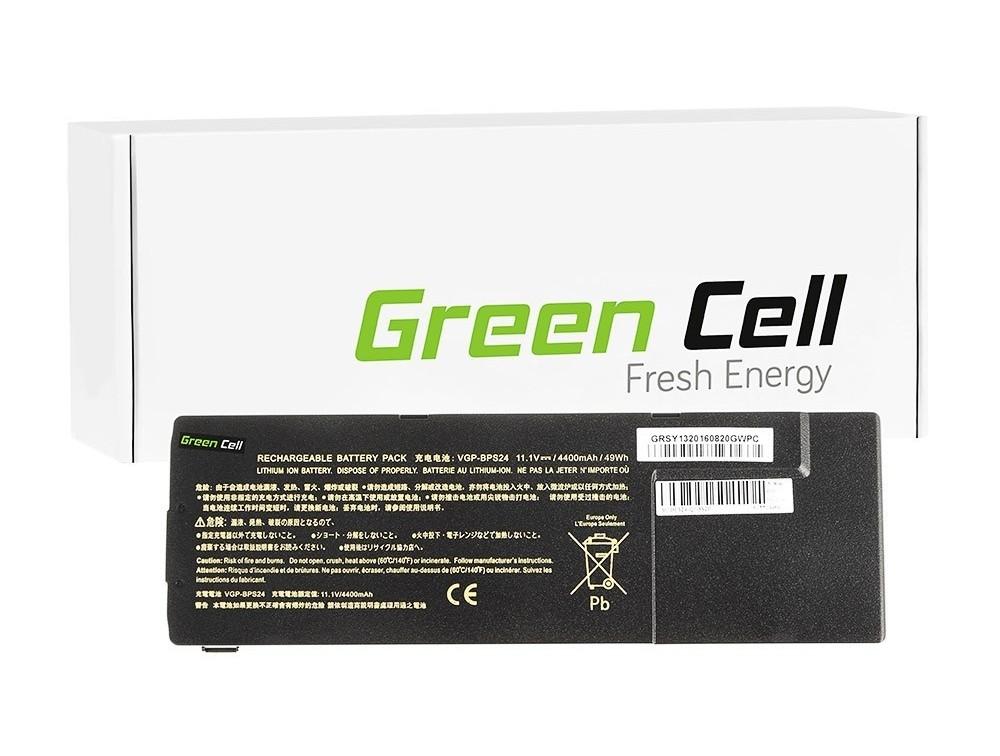 Батерия  за лаптоп GREEN CELL VGPBPS24, Sony VAIO SVS13 PCG-41214M PCG-41215L, 11.1V, 4400mAh 1