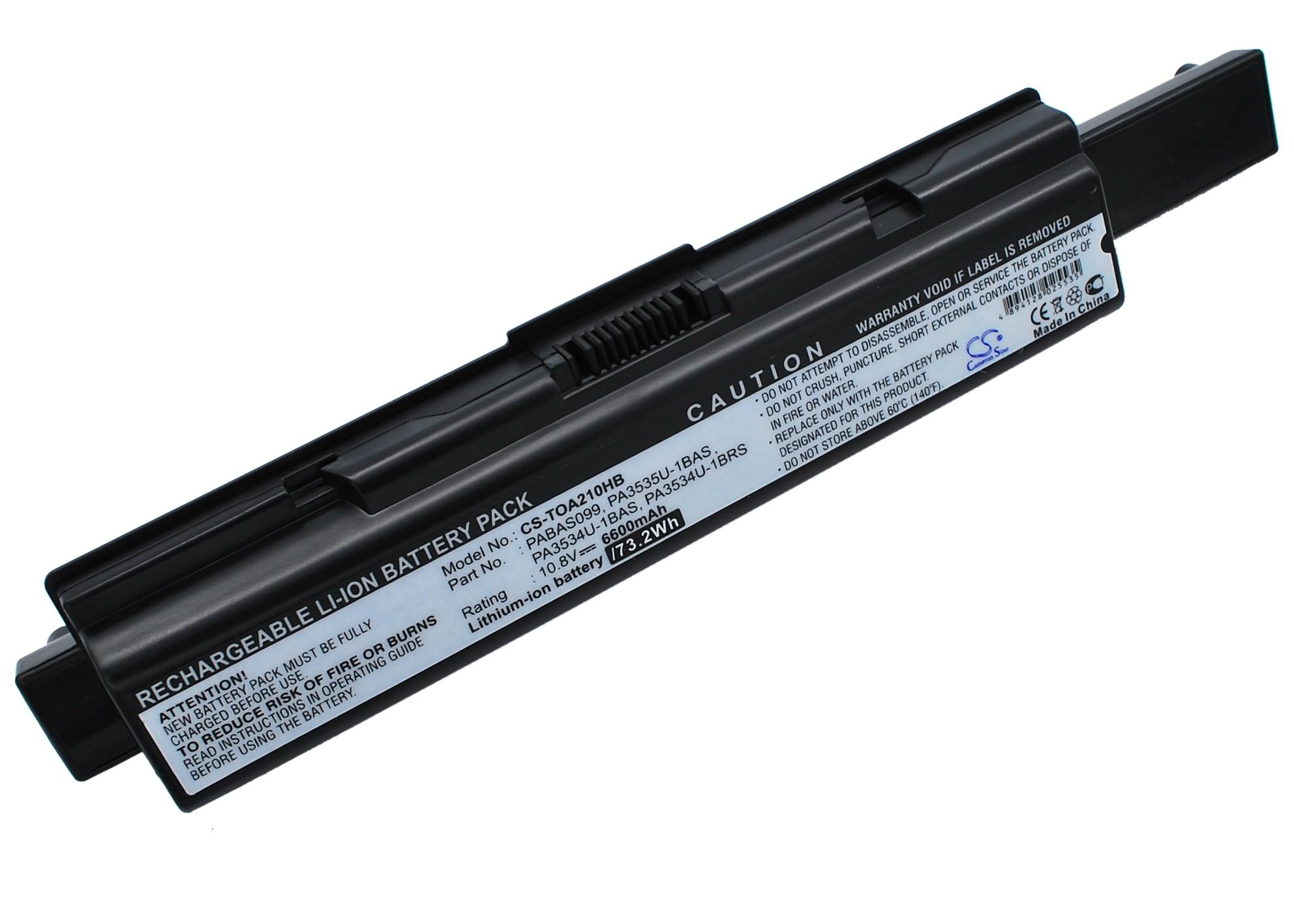 Батерия  за лаптоп Toshiba Satellite A200 A300 A500 L200 L300 L500 PA3535U 10.8V  6600 mAh CAMERON SINO 1