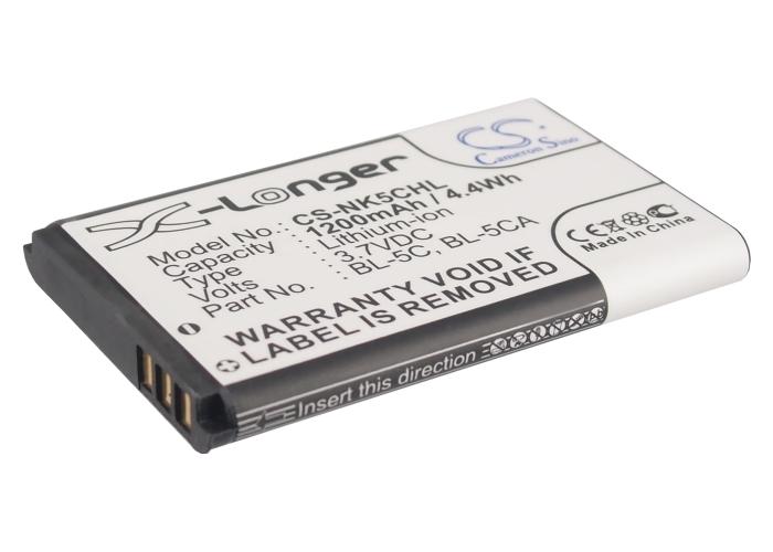 Батерия за телефон CAMERON SINO BL-5C, за Nokia 105 2700 3110 5130 6230 E50, 3.7V, 1200mAh 1