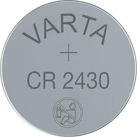 Бутонна батерия литиева CR 2430 1pc  bulk 3V  VARTA 1