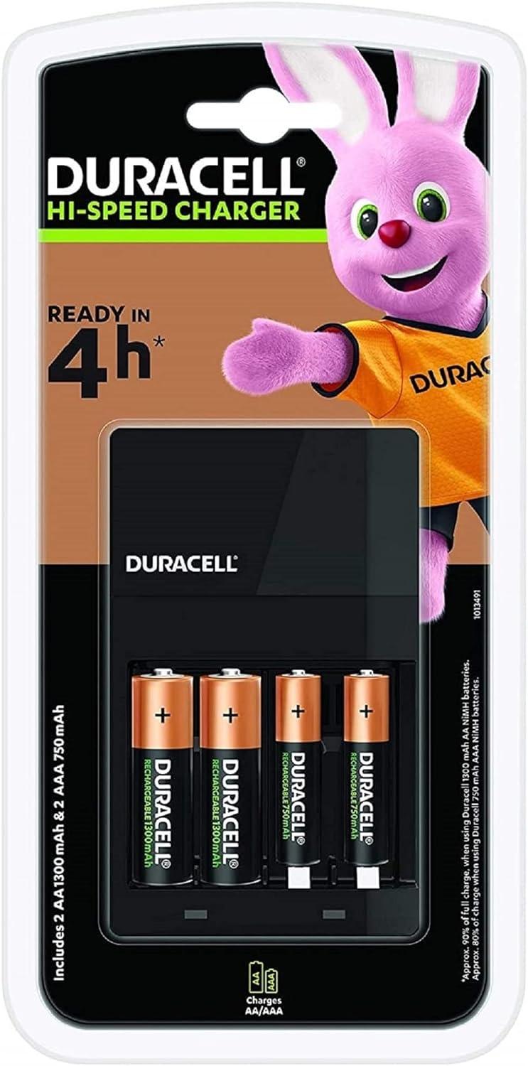 Зарядно устройство CEF14 + 2*AA NiMH 1300mAh + 2*AAA NIMH 750mAh 4h DURACELL 1