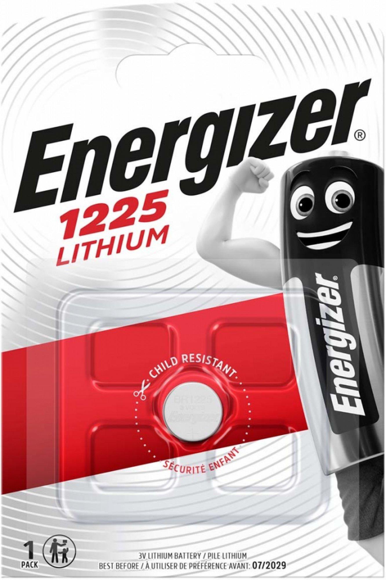 Литиева бутонна батерия BR1225 3V  1бр. /1pk/  ENERGIZER 1