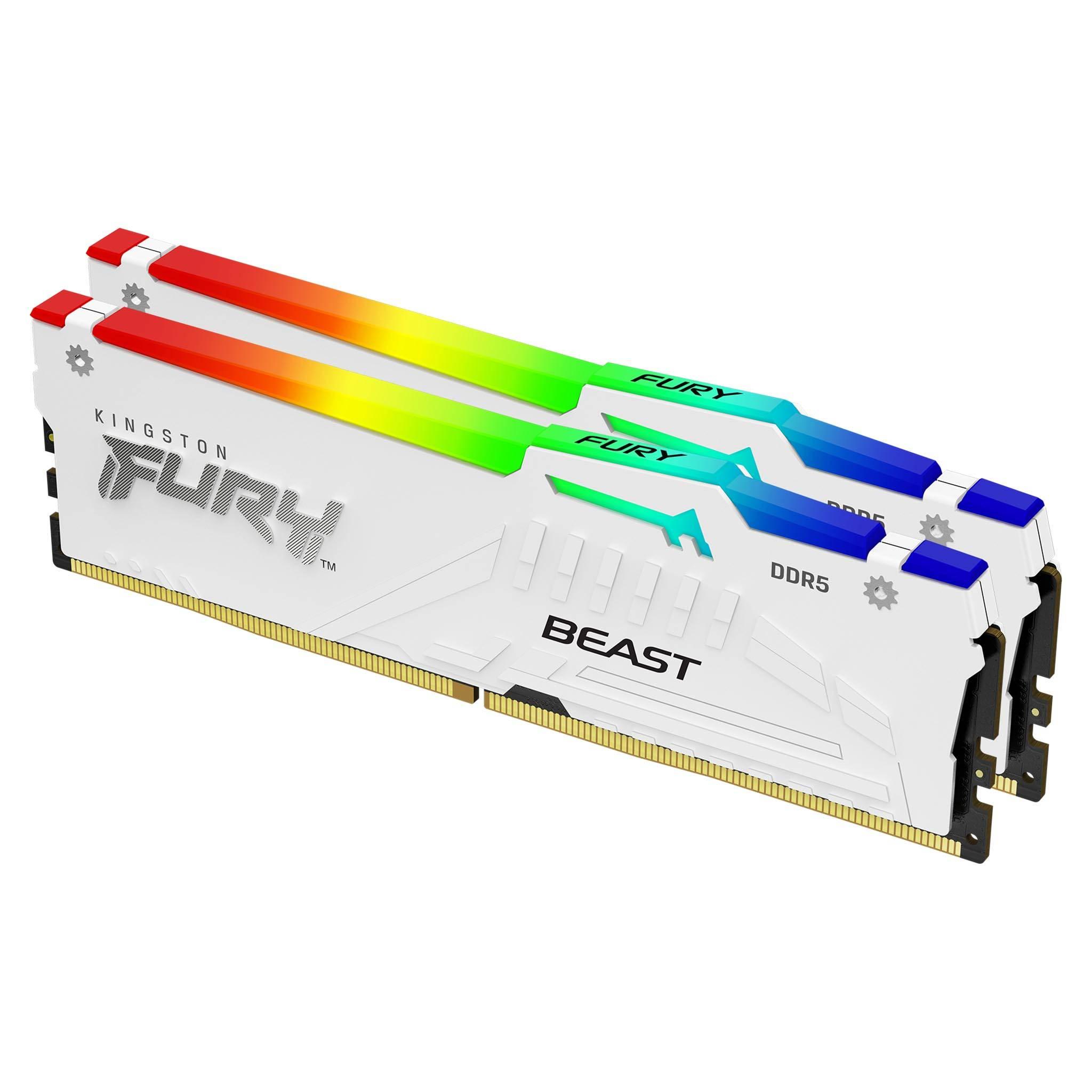 Памет Kingston FURY Beast RGB 32GB (2x16GB) DDR5 - KF560C30BWEAK2-32 1