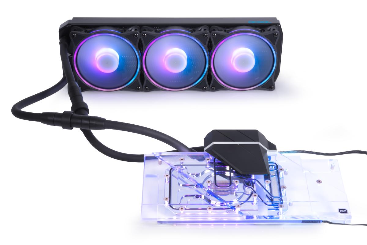 Система с водно охлаждане Alphacool Eiswolf 2 AIO - 360mm Radeon RX 6800/6800XT Strix/TUF with Backplate 1