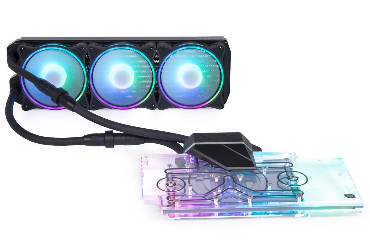 Система с водно охлаждане Alphacool Eiswolf 2 AIO - 360mm RTX 3080/3090 ROG Strix with Backplate 1