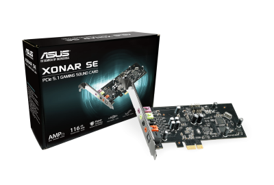 Звукова карта ASUS Xonar SE 5.1, Gaming Audio, PCIe 1