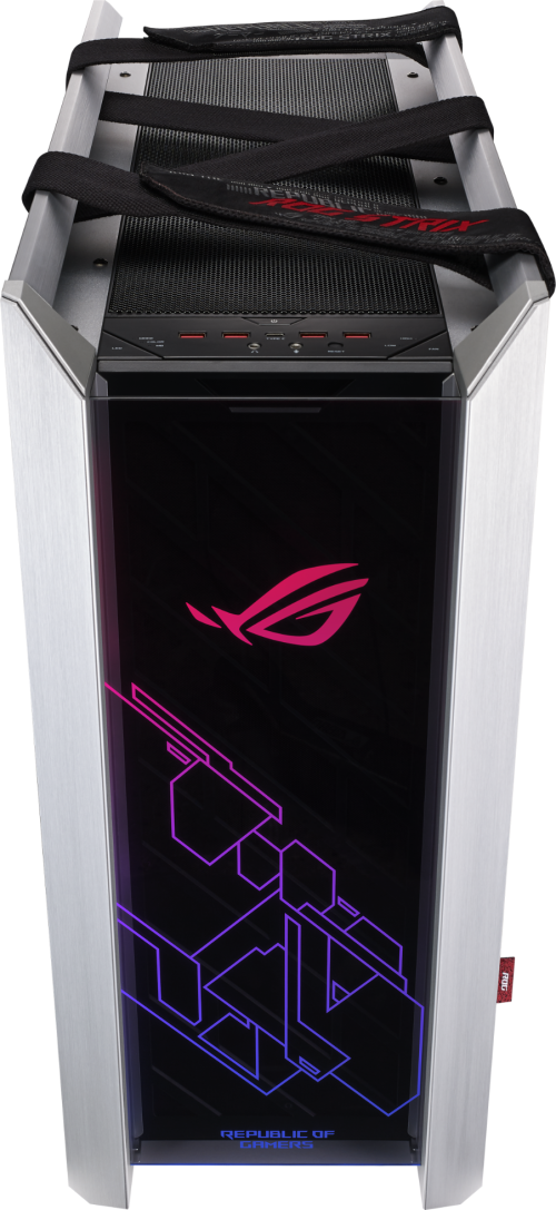 Кутия ASUS ROG Strix Helios White Edition, ATX/EATX, Mid Tower, Aura Sync RGB 6