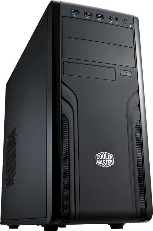 Кутия Cooler Master CM Force 500 FOR-500-KKN1, ATX, Черна 1