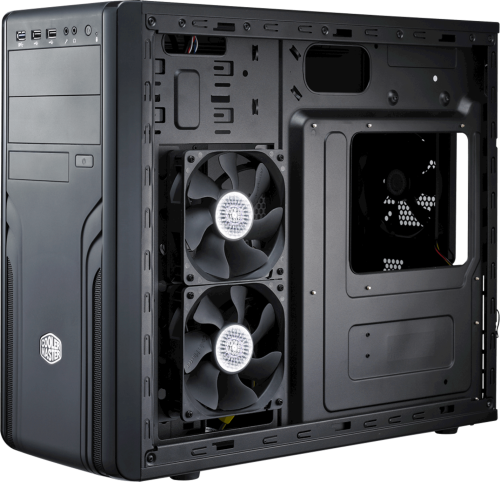 Кутия Cooler Master CM Force 500 FOR-500-KKN1, ATX, Черна 6