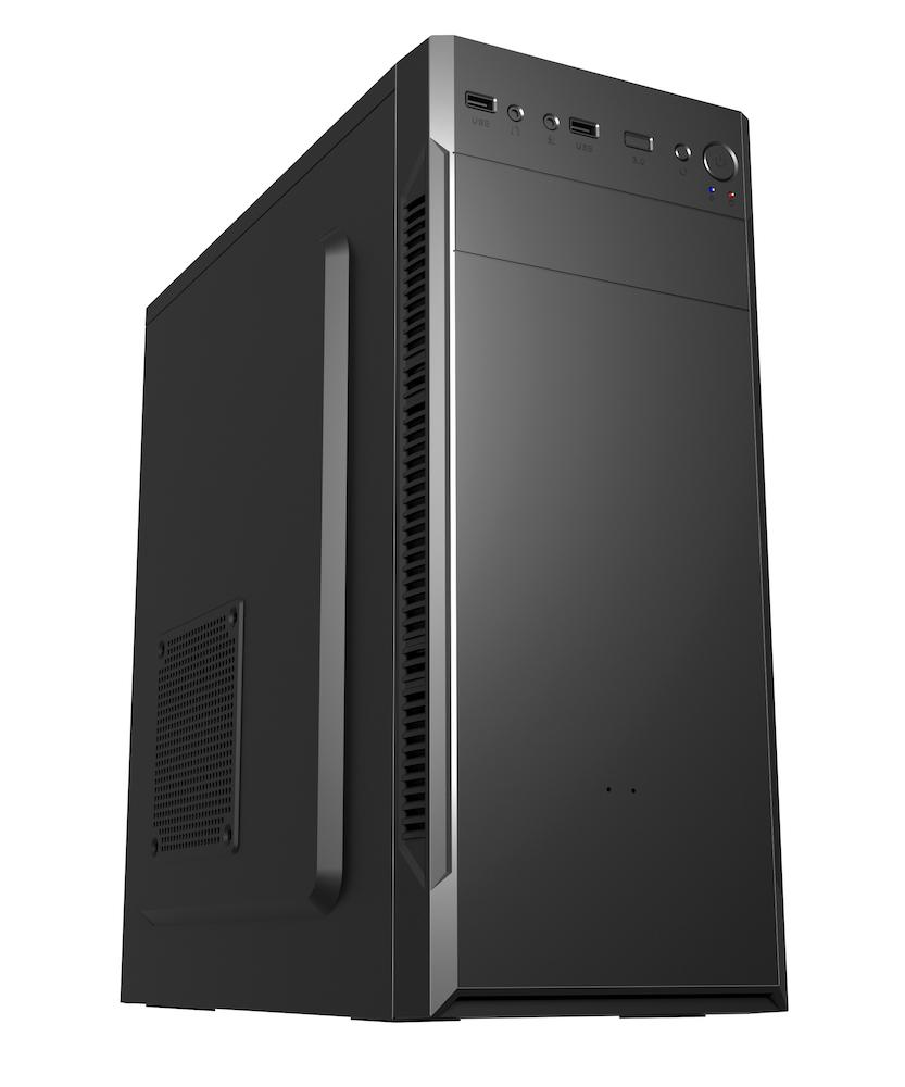 Кутия FSP CMT160 ATX Mid Tower, Черна 1