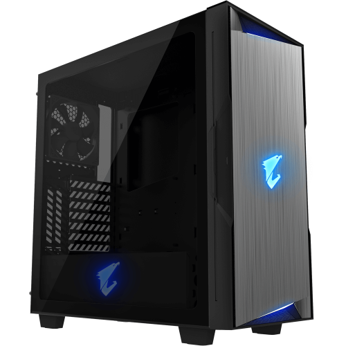 Кутия Gigabyte Aorus AC300G RGB Fusion 2.0, Mid Tower, Черна 1