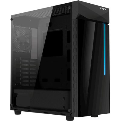 Кутия Gigabyte C200G RGB, Mid Tower, Черна 1