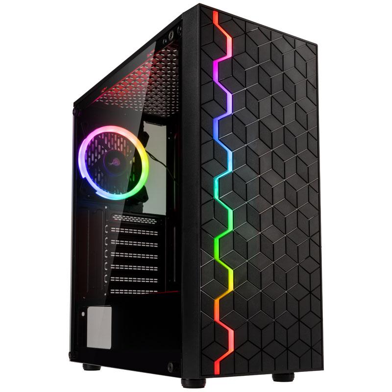 Кутия Kolink Inspire К8 АRGB TG, Mid-tower, Черна 1