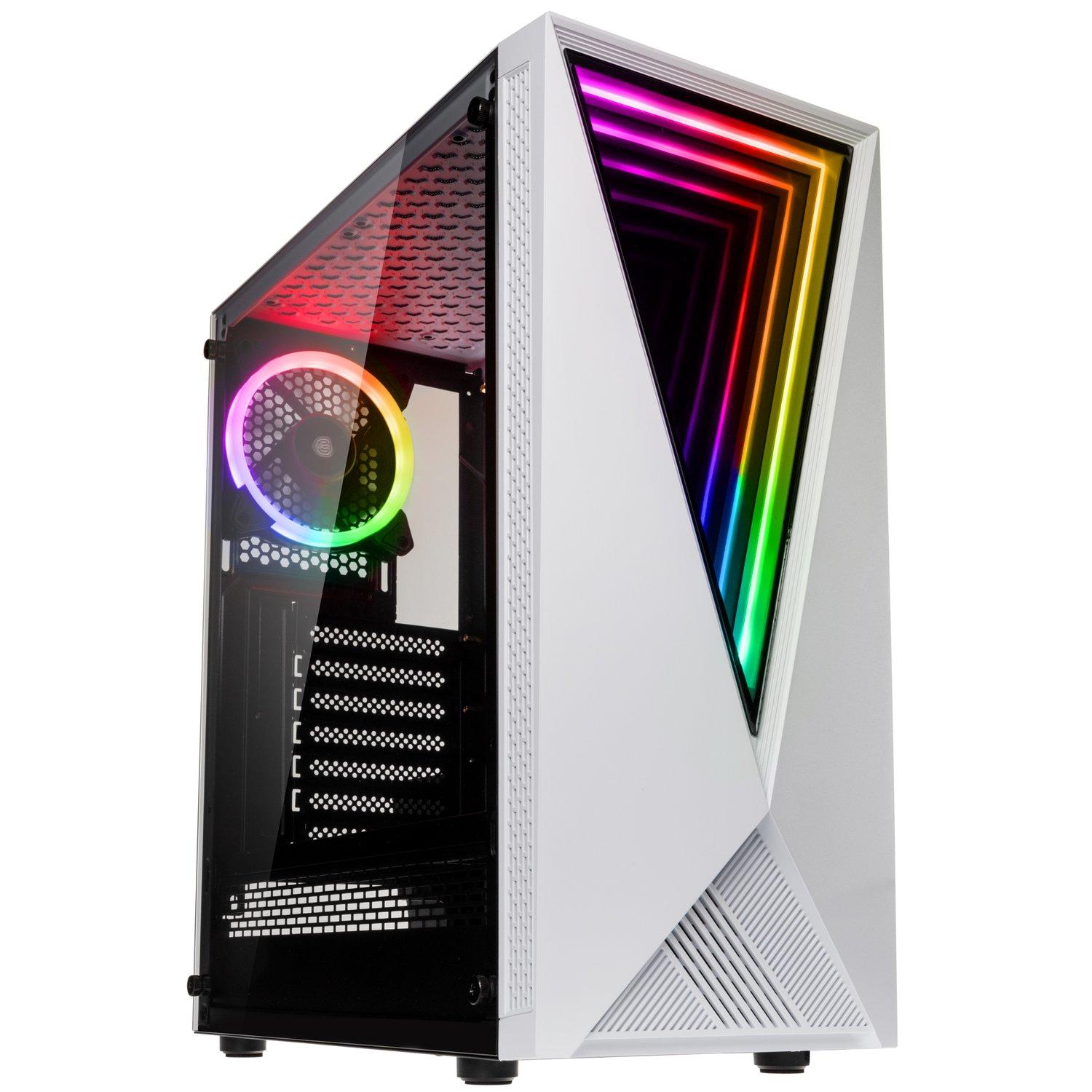 Кутия Kolink Void RGB TG Midi-Tower, Window ATX, Бяла 1