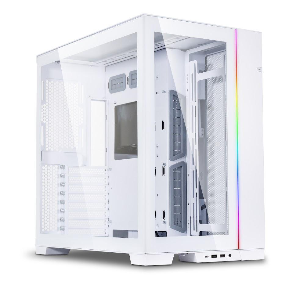 Кутия Lian Li PC-O11 Dynamic EVO Mid-Tower, Tempered Glass, Бяла 1