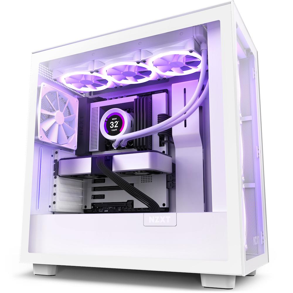 Кутия NZXT H7 Elite Matte White 1