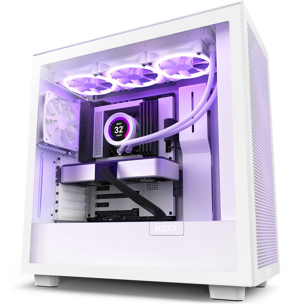 Кутия NZXT H7 Flow Matte White 1