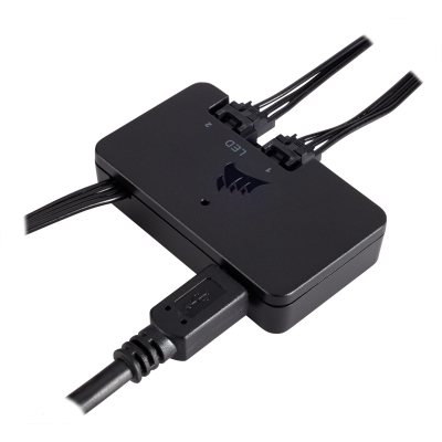 Контролер за вентилатори и LED лента Corsair iCUE Lightning Node PRO RGB Controller, 2x 3-pin 1