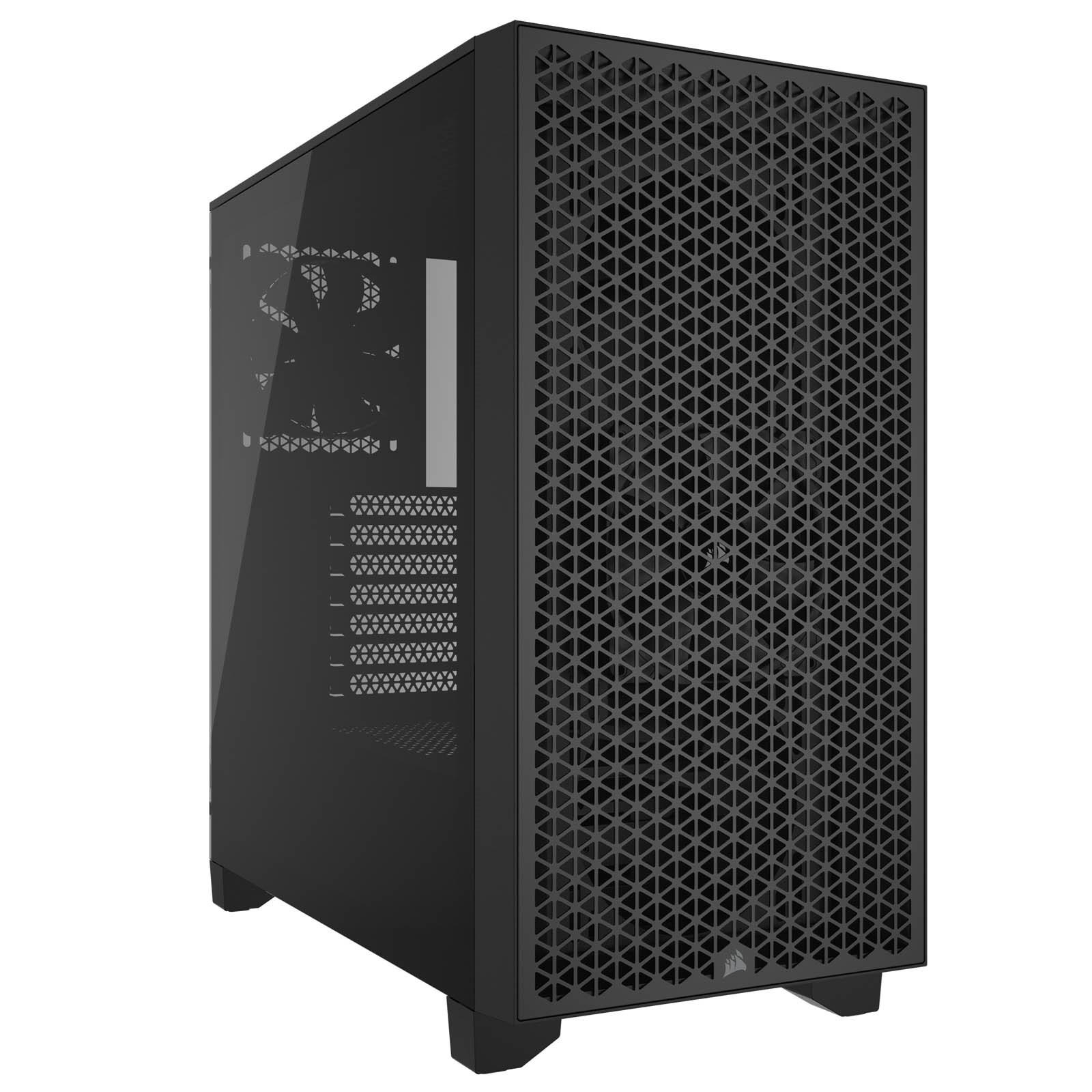 Кутия Corsair 3000D Airflow Mid Tower, Tempered Glass, Черна 1