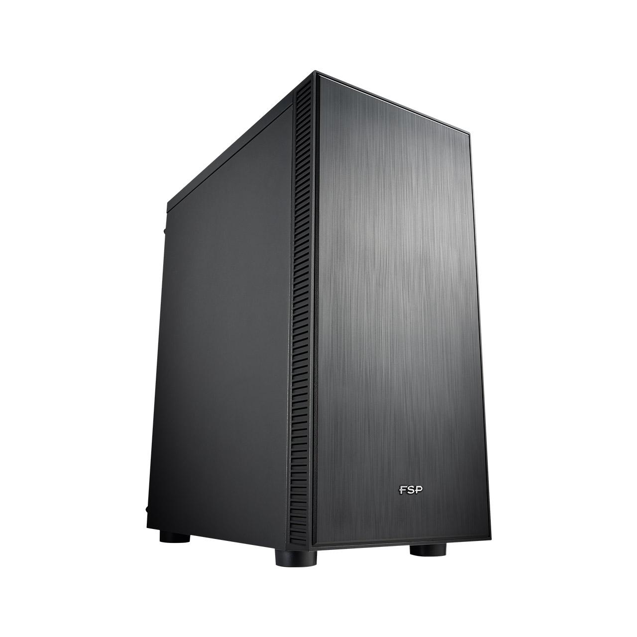 Кутия FSP CMT223S Silent ATX Mid Tower, Черна 1