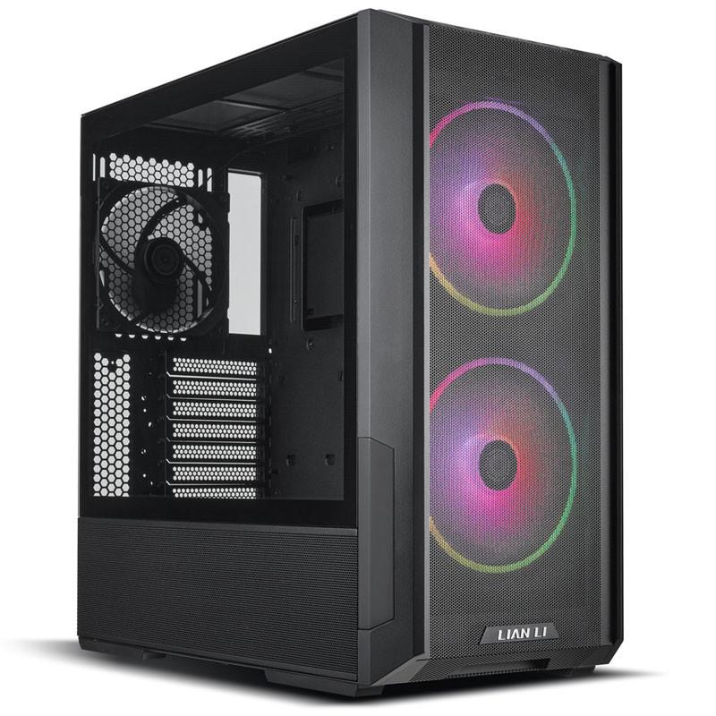 Кутия Lian-Li LANCOOL 216, RGB, Mid-Tower, Tempered Glass, Черна 1