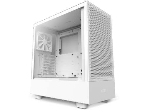 Кутия NZXT H5 Flow RGB Matte White, Mid-Tower 2