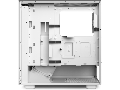 Кутия NZXT H5 Flow RGB Matte White, Mid-Tower 8