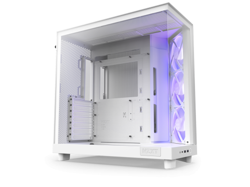 Кутия NZXT H6 Flow RGB Matte White - Middle Tower 2