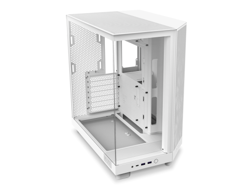 Кутия NZXT H6 Flow RGB Matte White - Middle Tower 6