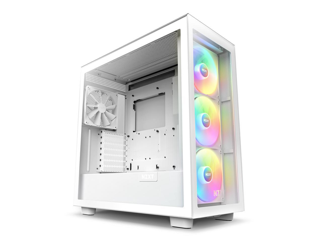 Кутия NZXT H7 Elite 2023 Matte White Mid-Tower 1