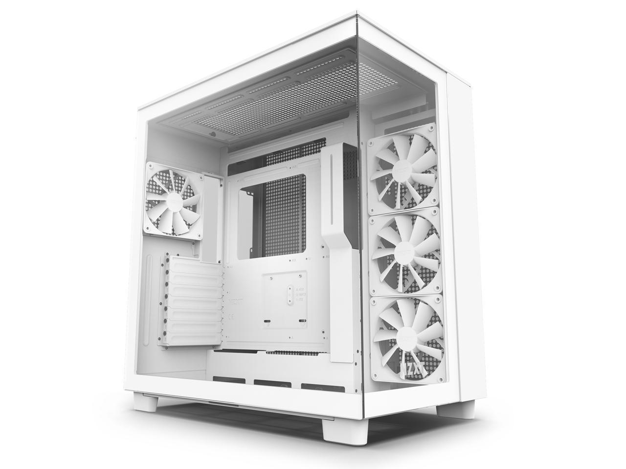 Кутия NZXT H9 Flow Matte White 1