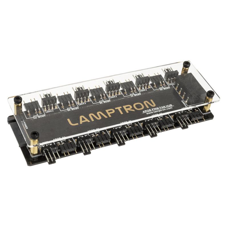 Хъб за вентилатори Lamptron SP901 A-RGB, Hub, 10x 4-pin/3pin 1