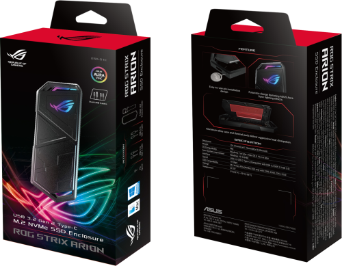 ASUS ROG STRIX ARION, чекмедже за SSD 12