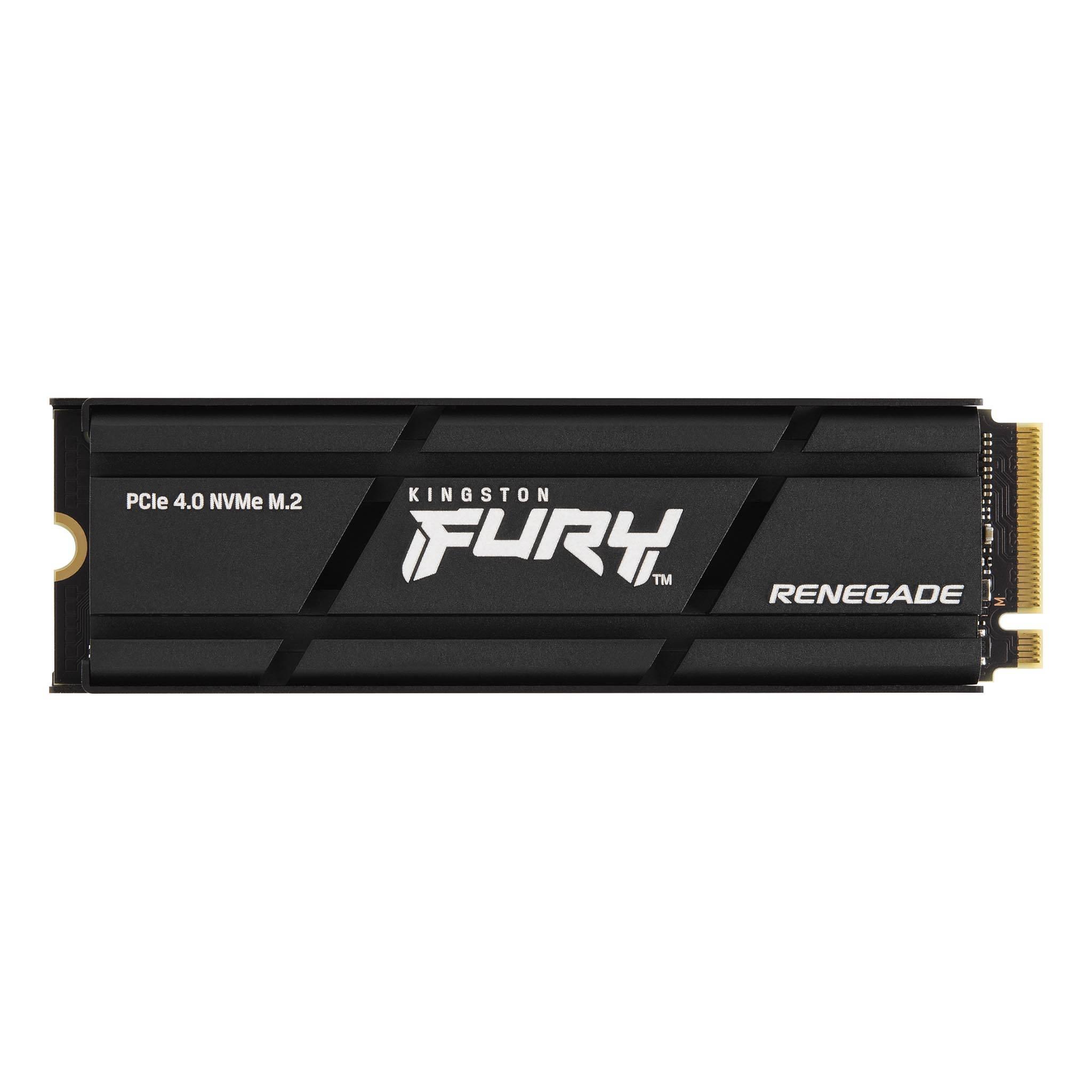 SSD Kingston Fury Renegade M.2-2280 PCIe 4.0 NVMe 1000GB, Heatsink 1