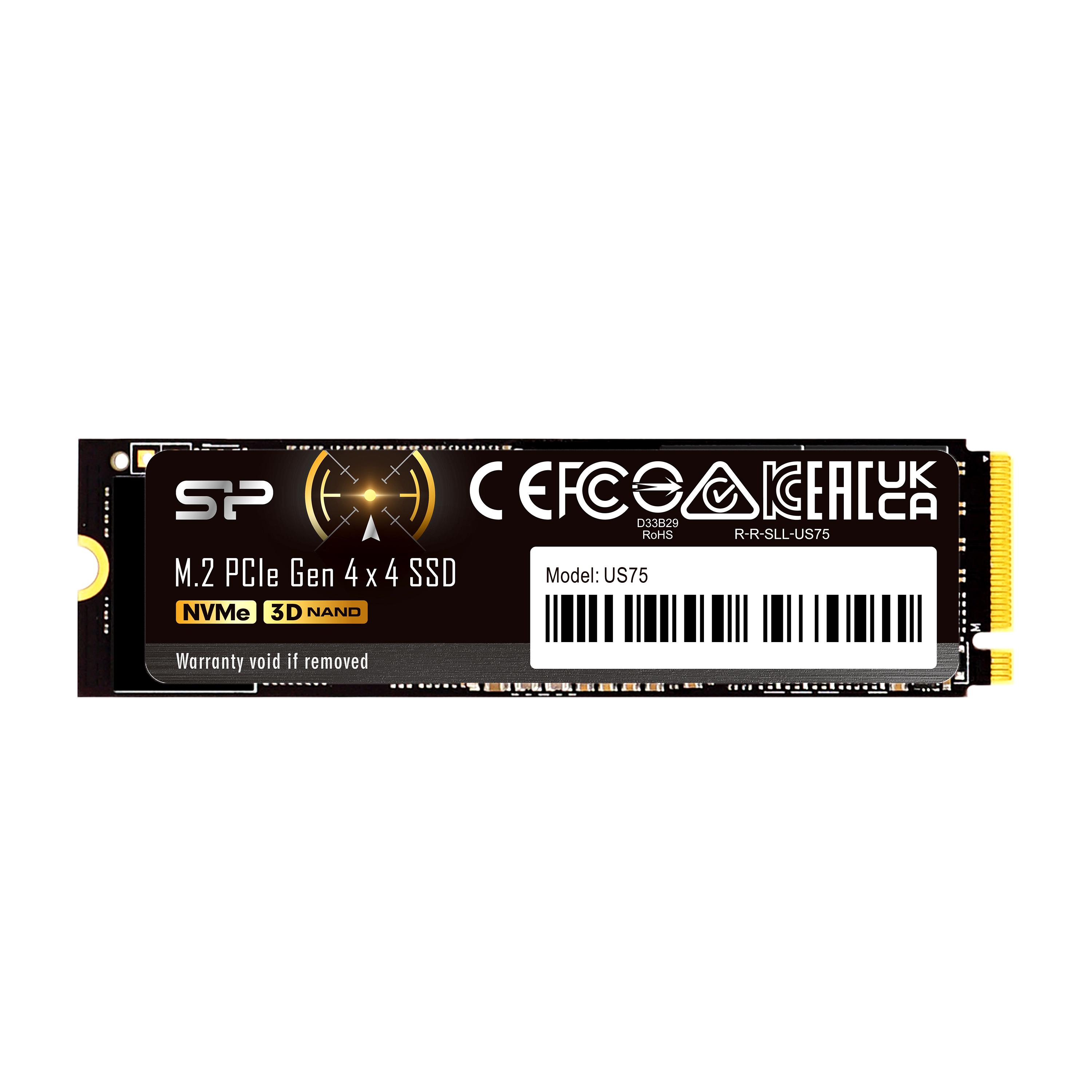 SSD Silicon Power US75 2TB M.2-2280, PCIe, Gen 4x4 NVMe 1