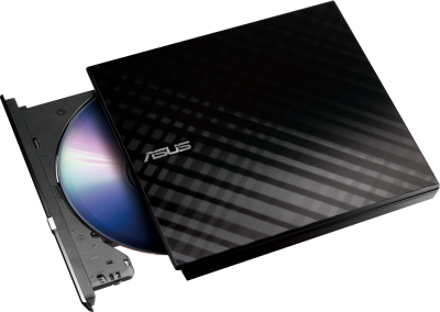 Външно USB DVD записващо устройство ASUS SDRW-08D2S-U LITE, USB 2.0, черно 1