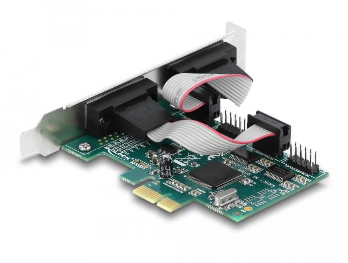 Карта за разширение на слотове Delock, PCI Express Card към 4 x Serial RS-232 1