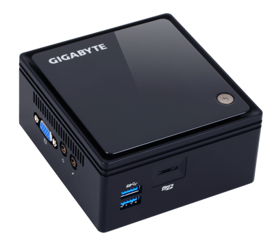 Настолен компютър  Gigabyte Brix BACE-3160 с процесор Intel Celeron J3160, 1x SO-DIMM DDR3L 1