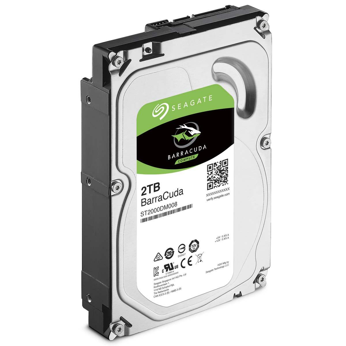 Хард диск SEAGATE BarraCuda, 2TB, 256MB, 7200 rpm,  SATA 3, ST2000DM008 1