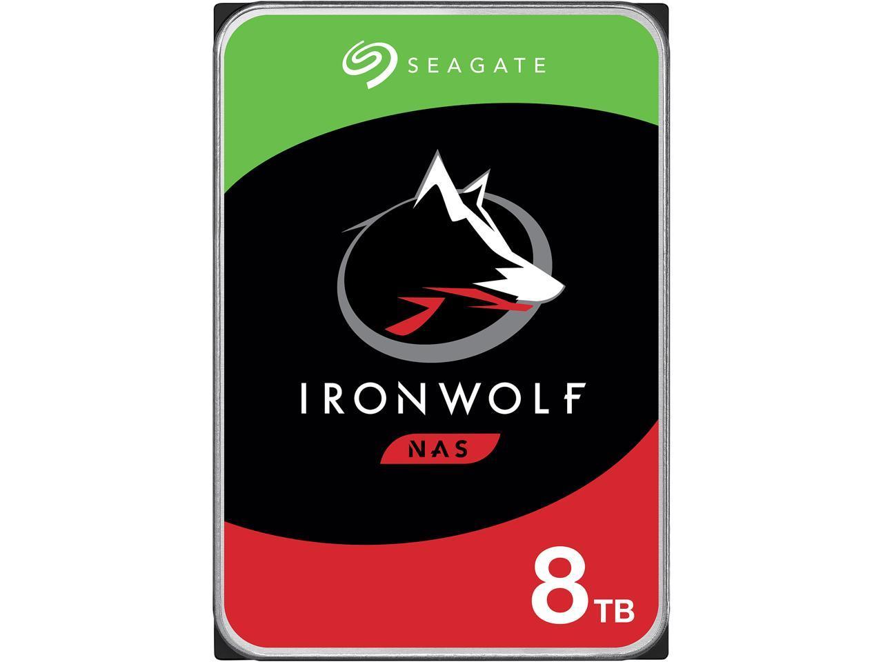 Хард диск SEAGATE IronWolf ST8000VN004, 8TB, 256MB Cache, SATA 6.0Gb/s 1