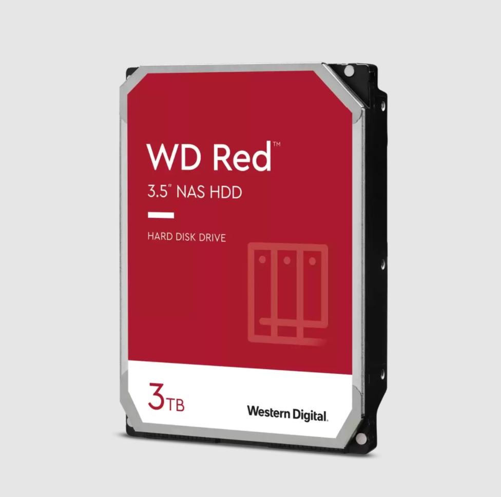 Хард диск WD RED, 3000 GB, 5400RPM,  256MB, SATA 3, WD30EFAX 1