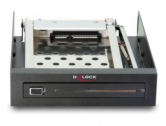 Чекмедже Delock 3.5″, За 1 x 2.5″ SATA HDD / SSD, Черен 1